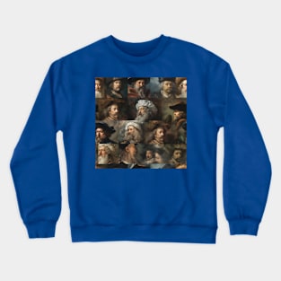 Rembrandt Paintings Mashup Crewneck Sweatshirt